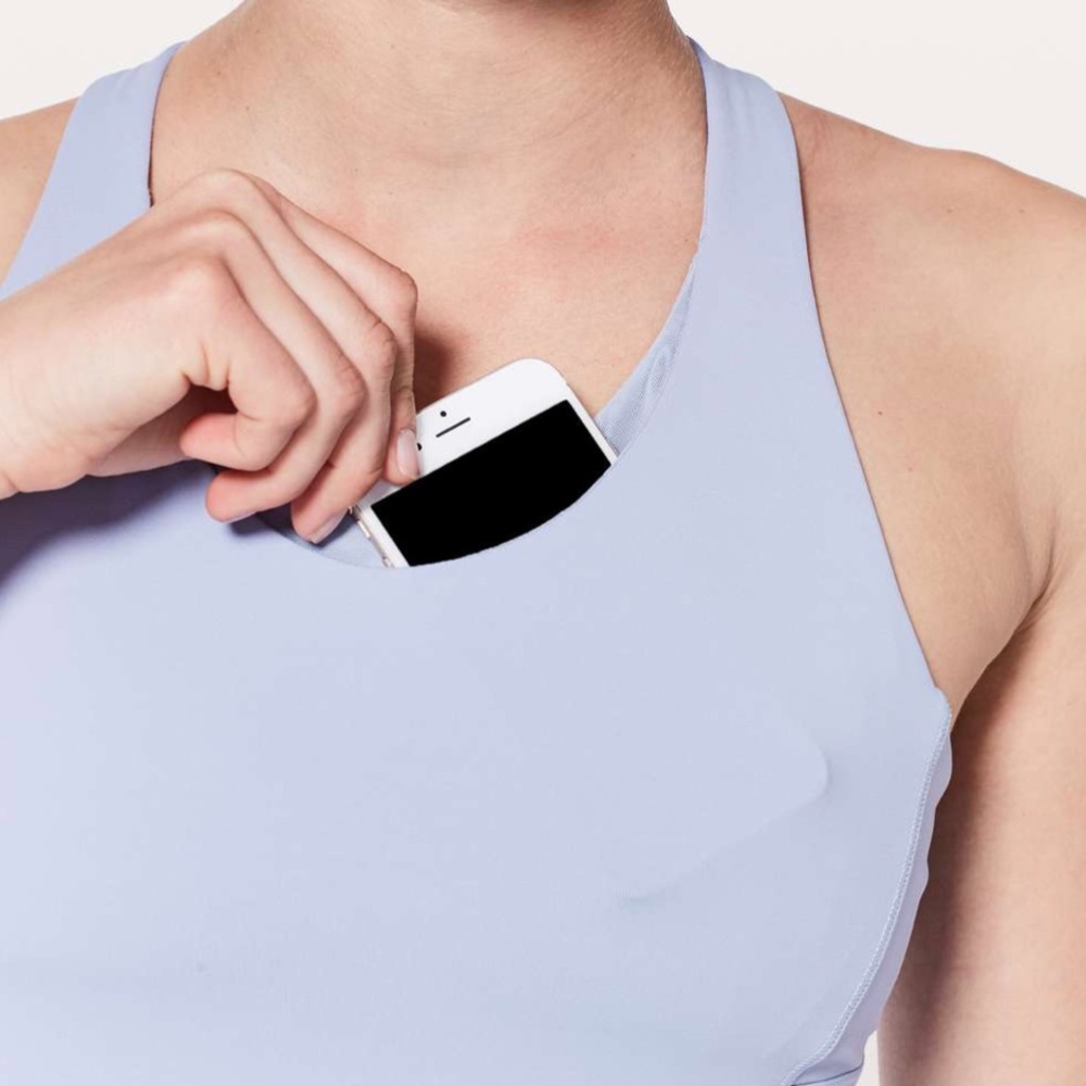 Lululemon Stash N Run Tank Berry Mist Moody Blues